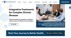 Functional Medicine Website Design Example